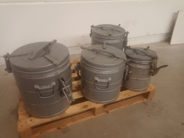 4 antique milk jugs
